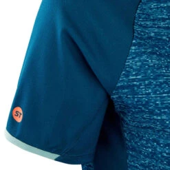 Rockrider MAILLOT MANCHES COURTES VELO VTT ST 100 FEMME TURQUOISE 17 Rockrider MAILLOT MANCHES COURTES VELO VTT ST 100 FEMME TURQUOISE -ProSportif Boutique maillot manches courtes vtt st 100 femme turquoise 3