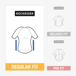 Rockrider MAILLOT MANCHES COURTES VELO VTT ST 100 FEMME TURQUOISE 19 Rockrider MAILLOT MANCHES COURTES VELO VTT ST 100 FEMME TURQUOISE -ProSportif Boutique maillot manches courtes vtt st 100 femme turquoise 5