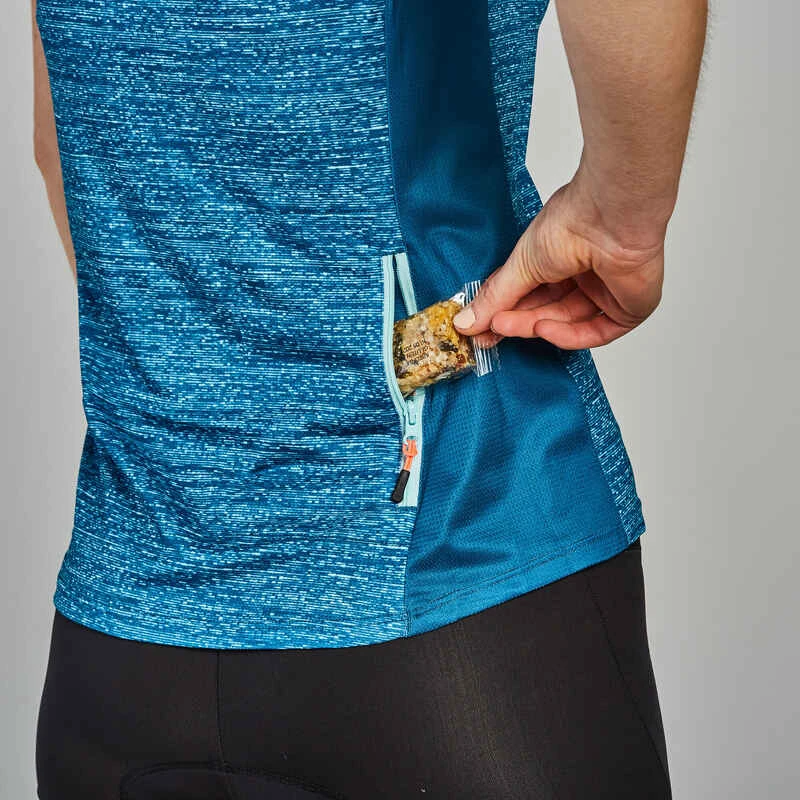 Rockrider MAILLOT MANCHES COURTES VELO VTT ST 100 FEMME TURQUOISE 12 Rockrider MAILLOT MANCHES COURTES VELO VTT ST 100 FEMME TURQUOISE â Image 10