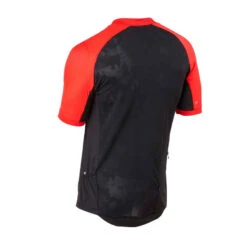 Rockrider MAILLOT MANCHES COURTES VTT ST 500 NOIR ET ROUGE HOMME -ProSportif Boutique maillot manches courtes vtt st 500 noir et rouge homme 1