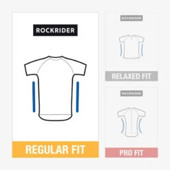 Rockrider MAILLOT MANCHES COURTES VTT ST 500 NOIR ET ROUGE HOMME -ProSportif Boutique maillot manches courtes vtt st 500 noir et rouge homme 5