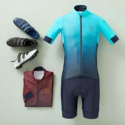 Rockrider Maillot MC VTT Race 720 Homme Turquoise -ProSportif Boutique maillot mc vtt race 720 homme turquoise 2