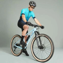 Rockrider Maillot MC VTT Race 720 Homme Turquoise -ProSportif Boutique maillot mc vtt race 720 homme turquoise 5