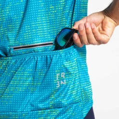 MAILLOT VELO ROUTE MANCHES COURTES ETE HOMME - RC100 TURQUOISE 13 MAILLOT VELO ROUTE MANCHES COURTES ETE HOMME - RC100 TURQUOISE -ProSportif Boutique maillot velo route manches courtes ete homme rc100 turquoise 4