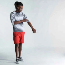 Tribord Marinière Homme Manches Longues Sailing 100 Blanc Bleu -ProSportif Boutique mariniere homme manches longues sailing 100 blanc bleu 7