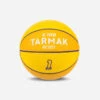Mini Ballon De Basketball Taille 1 Enfant - K100 Rubber Jaune 1 Mini Ballon De Basketball Taille 1 Enfant - K100 Rubber Jaune -ProSportif Boutique mini ballon de basketball enfant mini b taille 1 jusqu a 4 ans rouge