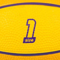 Mini Ballon De Basketball Taille 1 Enfant - K100 Rubber Jaune 10 Mini Ballon De Basketball Taille 1 Enfant - K100 Rubber Jaune -ProSportif Boutique mini ballon de basketball enfant mini b taille 1 jusqu a 4 ans rouge 3