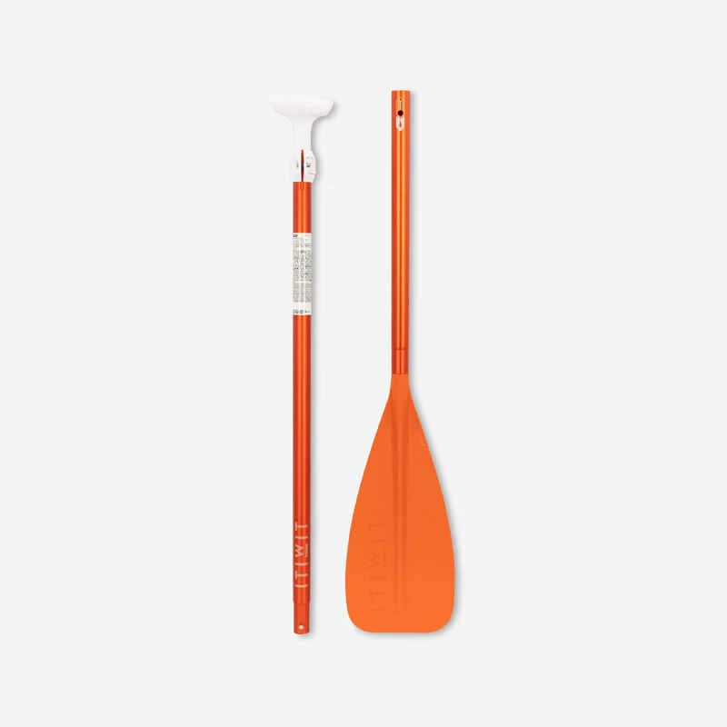 PAGAIE DE STAND UP PADDLE 100 DEMONTABLE REGLABLE 170-220 CM ORANGE 3 PARTIES 5 PAGAIE DE STAND UP PADDLE 100 DEMONTABLE REGLABLE 170-220 CM ORANGE 3 PARTIES – Image 3