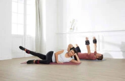 PAIRE D'HALTÈRES SOUPLES FITNESS 2*1 KG RÉGLABLES - BORDEAUX -ProSportif Boutique paire d halteres souples reglables fitness tonesoftbell 1 kg bordeaux 6