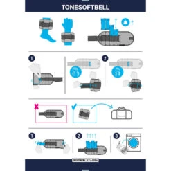 PAIRE D'HALTÈRES SOUPLES FITNESS 2*2 KG RÉGLABLES - GRIS -ProSportif Boutique paire d halteres souples reglables fitness tonesoftbell 2 kg gris 4