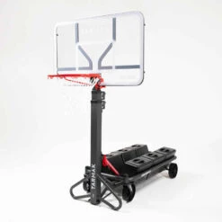 Panier De Basket Pliable Sur Roue Réglable De 2,40m à 3,05m - B500 Easy Box -ProSportif Boutique panier de basket enfantslashadulte b500 240m a 305m se regle et se range en 1mn 14