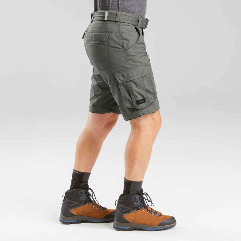 Pantalon Cargo Modulable De Trek Voyage - TRAVEL 100 MODUL Kaki Homme 11 Pantalon Cargo Modulable De Trek Voyage - TRAVEL 100 MODUL Kaki Homme – Image 9