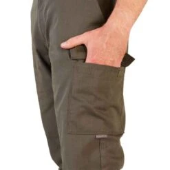 Pantalon Chasse Résistant Homme - Steppe 320 Vert Et Marron -ProSportif Boutique pantalon chasse steppe 320 10
