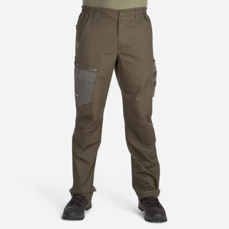 Pantalon Chasse Résistant Homme - Steppe 540 Vert 4 Pantalon Chasse Résistant Homme - Steppe 540 Vert – Image 2