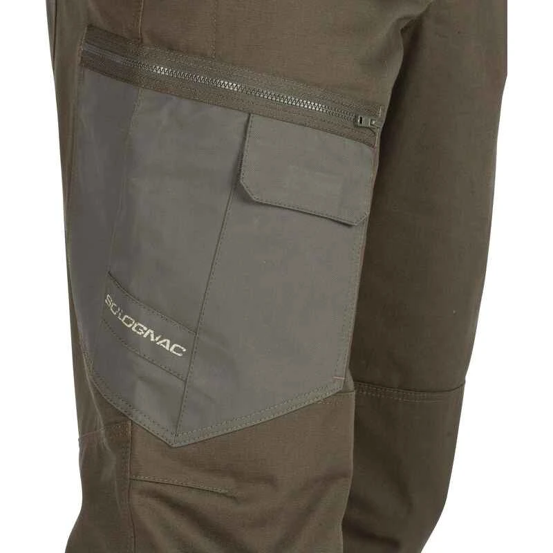 Pantalon Chasse Résistant Homme - Steppe 540 Vert 9 Pantalon Chasse Résistant Homme - Steppe 540 Vert – Image 7