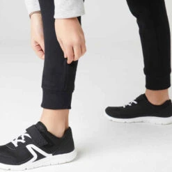 Pantalon De Jogging Chaud Enfant Fille - 500 Noir -ProSportif Boutique pantalon chaud 100 fille gym enfant gris clair imprime 3