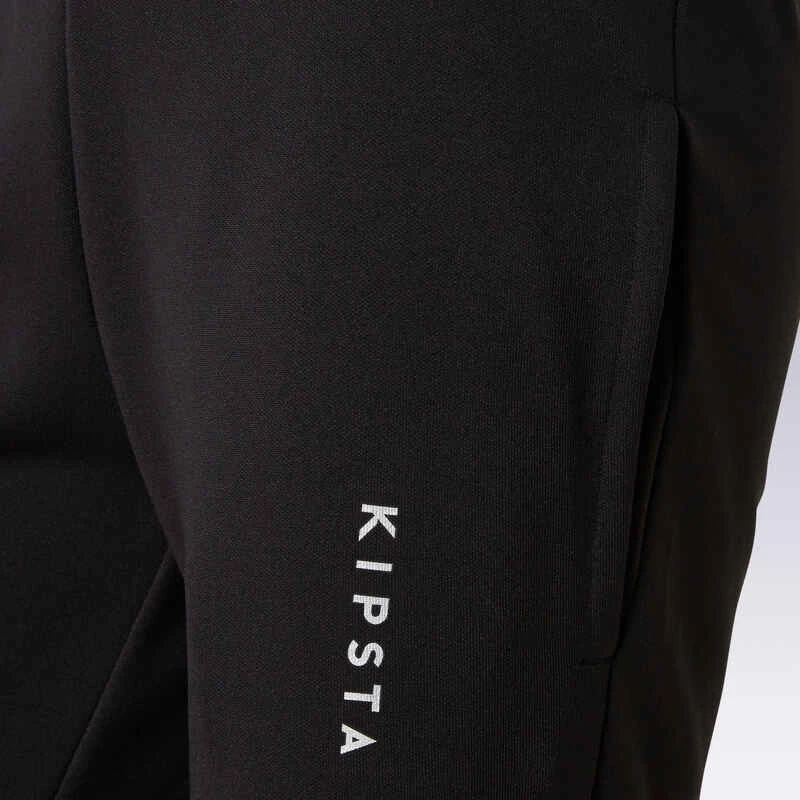 Kipsta Pantalon D'entraînement De Football Enfant ESSENTIEL Noir 9 Kipsta Pantalon D'entraînement De Football Enfant ESSENTIEL Noir – Image 7