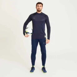 Kipsta Pantalon De Football Adulte TRAXIUM Marine Et Jaune -ProSportif Boutique pantalon de football adulte traxium marine et jaune 7