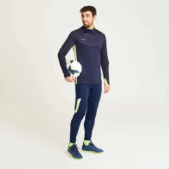Kipsta Pantalon De Football Adulte TRAXIUM Marine Et Jaune -ProSportif Boutique pantalon de football adulte traxium marine et jaune 8
