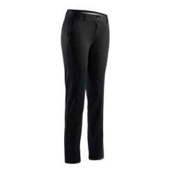 Pantalon De Golf Femme MW500 Noir -ProSportif Boutique pantalon de golf femme bleu marine 7