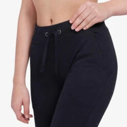 Pantalon Jogging Slim Fitness Femme - 500 Noir -ProSportif Boutique pantalon de jogging slim 500 femme gris 2
