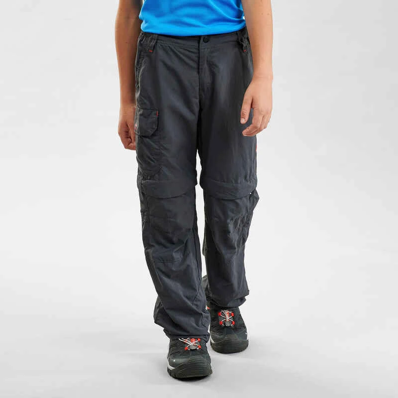 Quechua Pantalon De Randonnée Modulable Enfant MH500 Noir 7-15 Ans 5 Quechua Pantalon De Randonnée Modulable Enfant MH500 Noir 7-15 Ans – Image 3