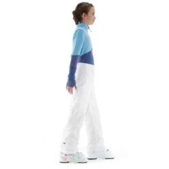 WEDZE PANTALON DE SKI ENFANT 100 BLANC -ProSportif Boutique pantalon de ski enfant 100 blanc 3