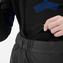 WEDZE PANTALON DE SKI ENFANT CHAUD ET IMPERMEABLE 100 GRIS FONCE -ProSportif Boutique pantalon de ski enfant chaud et impermeable 100 gris fonce 5