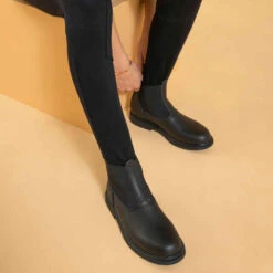 Pantalon équitation Enfant 100 Noir -ProSportif Boutique pantalon equitation enfant 100 noir 4