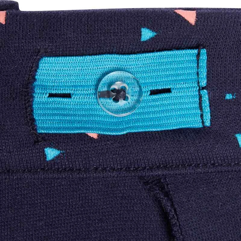 Pantalon équitation Fille 120 PRINT Marine à Points Rose 21 Pantalon équitation Fille 120 PRINT Marine à Points Rose – Image 19