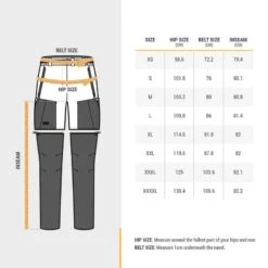 Pantalon Modulable 2 En 1 De Trek Montagne - MT500 - Femme -ProSportif Boutique pantalon modulable 2 en 1 de trek montagne mt500 femme 3