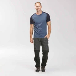 Pantalon Modulable 2 En 1 Et Résistant De Trek - MT500 - Homme -ProSportif Boutique pantalon modulable de trek montagne trek 500 gris fonce homme 10