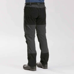 Pantalon Modulable 2 En 1 Et Résistant De Trek - MT500 - Homme -ProSportif Boutique pantalon modulable de trek montagne trek 500 gris fonce homme 4
