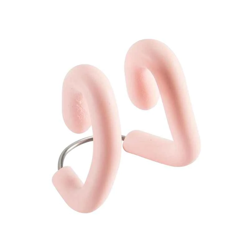PINCE NEZ DE NATATION INOX-LATEX RÉGLABLE ROSE PASTEL 4 PINCE NEZ DE NATATION INOX-LATEX RÉGLABLE ROSE PASTEL – Image 2