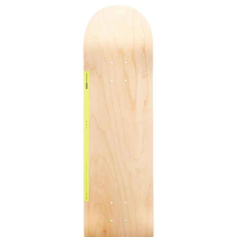 PLANCHE DE SKATE EN ERABLE DK100 TAILLE 8" COULEUR BOIS ET JAUNE. 7 PLANCHE DE SKATE EN ERABLE DK100 TAILLE 8" COULEUR BOIS ET JAUNE. â Image 5