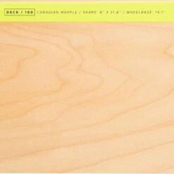 PLANCHE DE SKATE EN ERABLE DK100 TAILLE 8" COULEUR BOIS ET JAUNE. 16 PLANCHE DE SKATE EN ERABLE DK100 TAILLE 8" COULEUR BOIS ET JAUNE. -ProSportif Boutique planche de skate deck 100 taille 825quote bois et bleu 5