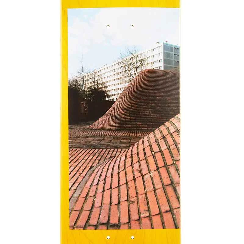PLANCHE DE SKATE EN ERABLE DK120 GREETINGS TAILLE 8" COULEUR JAUNE. 6 PLANCHE DE SKATE EN ERABLE DK120 GREETINGS TAILLE 8" COULEUR JAUNE. – Image 4