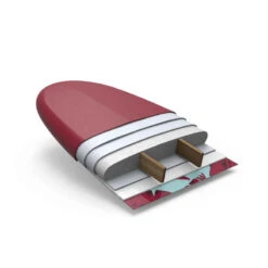 SURF MOUSSE 500 7' - Livré Avec 1 Leash Et 3 Ailerons -ProSportif Boutique planche de surf en mousse 7 500 livree avec 1 leash et 3 ailerons 3