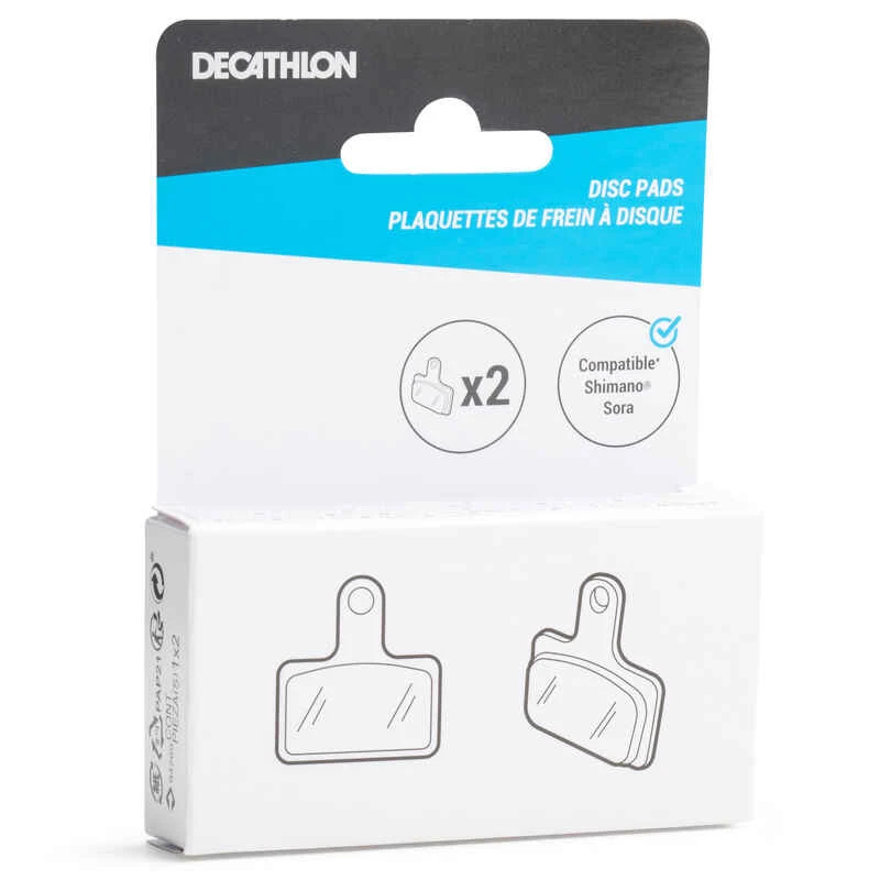 Decathlon PLAQUETTES DE FREIN A DISQUE ROUTE Compatible SHIMANO 5 Decathlon PLAQUETTES DE FREIN A DISQUE ROUTE Compatible SHIMANO â Image 3