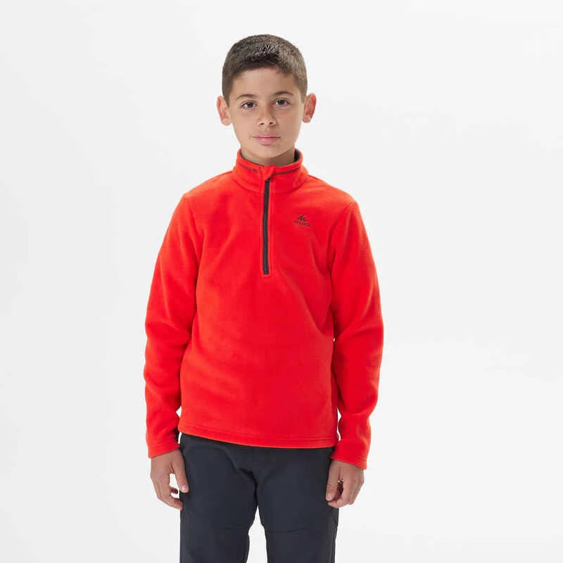 Quechua Polaire De Randonnée - MH100 Rouge - Enfant 7-15 Ans 5 Quechua Polaire De Randonnée - MH100 Rouge - Enfant 7-15 Ans – Image 3