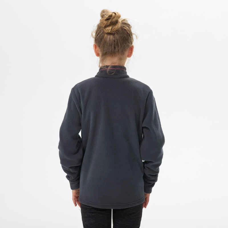Quechua Polaire De Randonnée - MH100 Grise Foncée - Enfant 7-15 Ans 6 Quechua Polaire De Randonnée - MH100 Grise Foncée - Enfant 7-15 Ans – Image 4