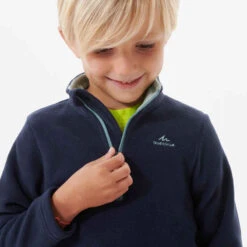 Quechua Polaire De Randonnée - MH100 Bleu Marine - Enfant 2-6 Ans -ProSportif Boutique polaire de randonnee mh100 verte enfant 2 6 ans 4