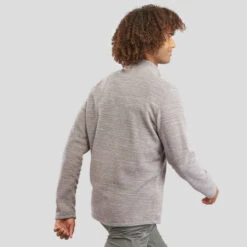Quechua Polaire De Randonnée Montagne Homme MH100 Gris Chiné -ProSportif Boutique polaire de randonnee montagne homme mh100 gris chine 2