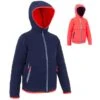Tribord Veste Polaire Chaude Réversible Enfant Sailing 500 Navy Rose -ProSportif Boutique polaire reversible enfant 500 reversible bleu fluo