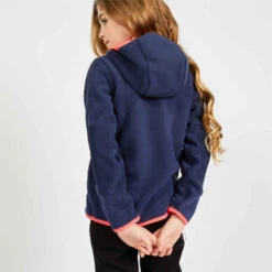 Tribord Veste Polaire Chaude Réversible Enfant Sailing 500 Navy Rose -ProSportif Boutique polaire reversible enfant 500 reversible bleu fluo 4