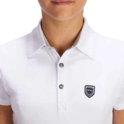 Polo De Concours Manches Courtes équitation Enfant 100 COMPET Blanc -ProSportif Boutique polo de concours manches courtes equitation enfant 100 compet blanc 6