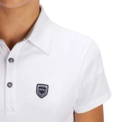 Polo De Concours Manches Courtes équitation Enfant 100 COMPET Blanc -ProSportif Boutique polo de concours manches courtes equitation enfant 100 compet blanc 7