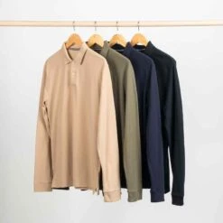 POLO GOLF MANCHES LONGUES HOMME - MW500 BEIGE -ProSportif Boutique polo de golf manches longues homme mw500 bleu marine 4