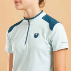 Polo Manches Courtes équitation Enfant 500 Vert Clair Et Vert Pétrole 10 Polo Manches Courtes équitation Enfant 500 Vert Clair Et Vert Pétrole -ProSportif Boutique polo manches courtes equitation enfant 500 prune et bleu 2