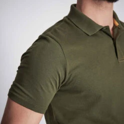 Polo Manches Courtes Respirant Coton Homme -100 Vert -ProSportif Boutique polo manches courtes respirant coton homme 100 marron 3